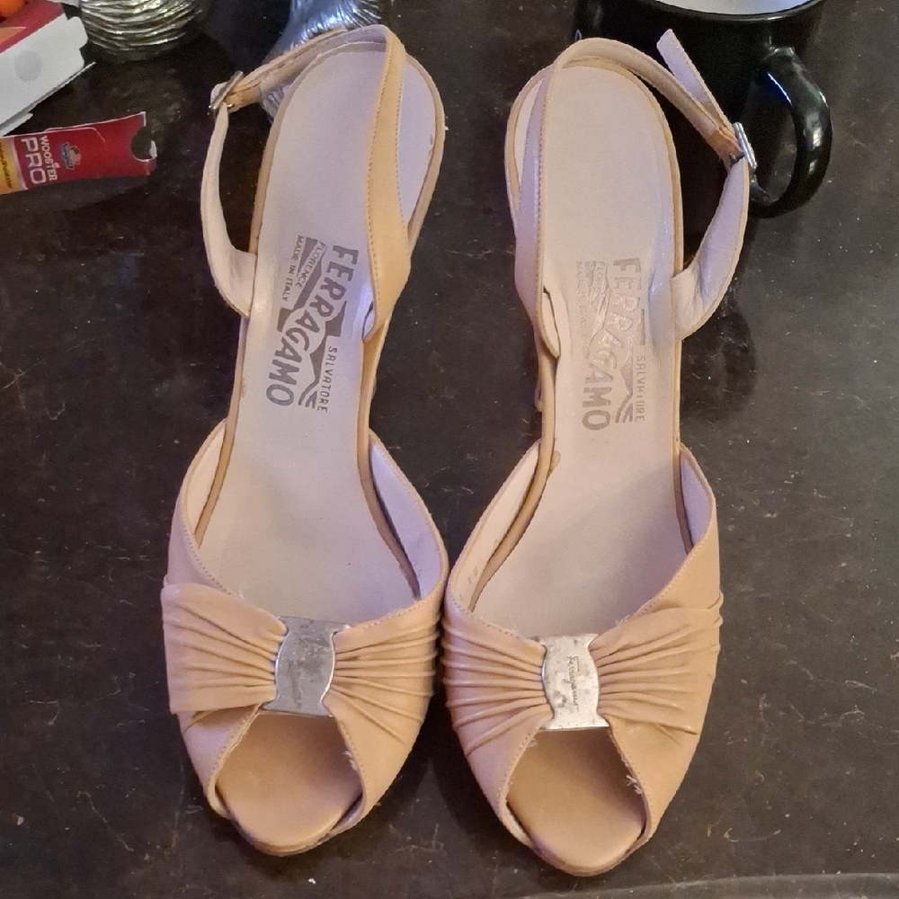 Salvatore Ferragamo Women's Tan Sandals